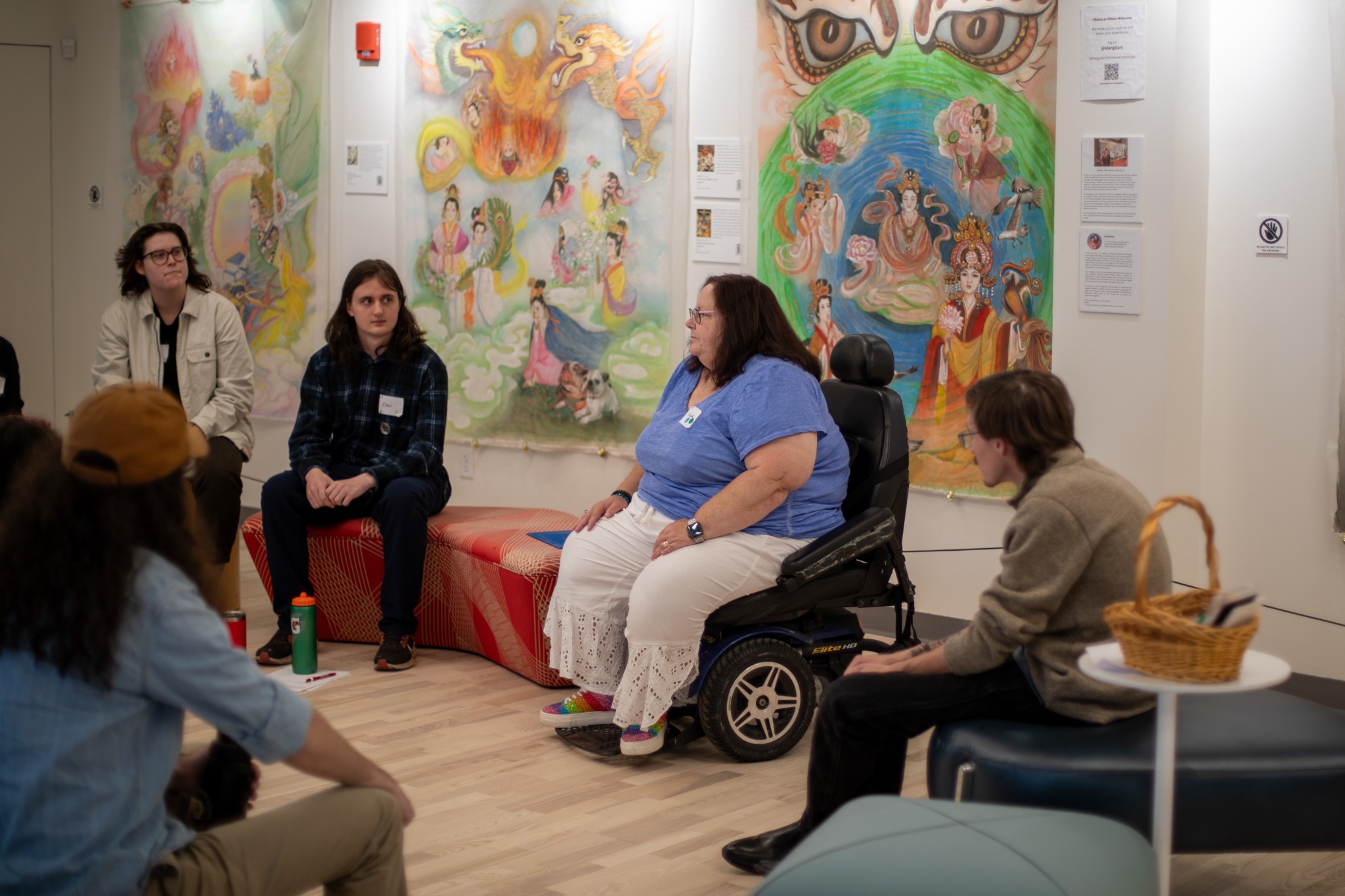 CLC2026 group discussion in gallery space